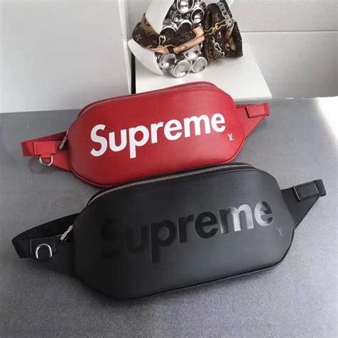 supreme lv bum bag|supreme bag around waist.